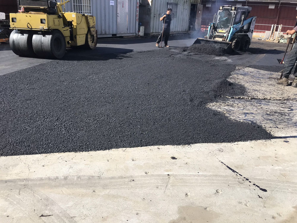 淡水康舒科技柏油鋪設工程