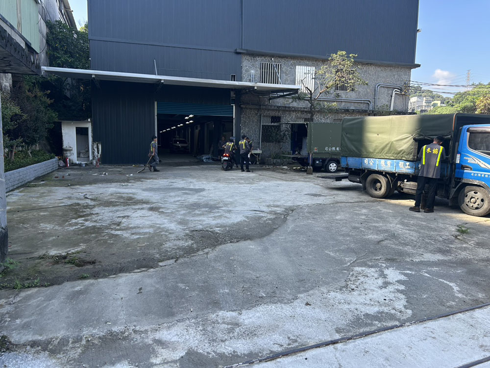 土城廠房停車場柏油鋪設
